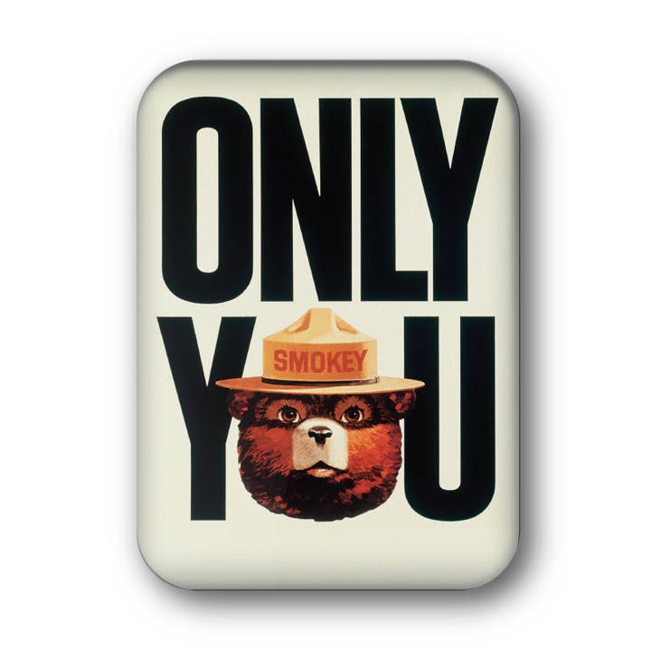 Affiche Smokey Only You - Licence Off. Aimant Smokey Bear pour la vente par BetterMagnets.com by Design Studio 88 Inc