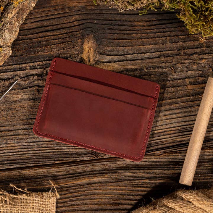 American Leather Goods - Wholesale Wallet - Men's - Leather Card Holder Wallet, Handmade Wallet for Men