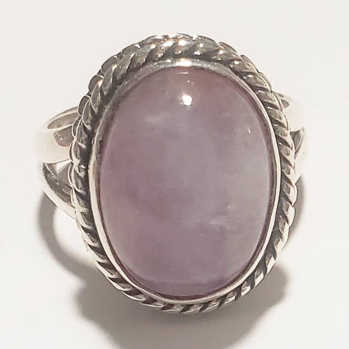 Pink Rainbow Moonstone Ring, 925 Sterling Silver for wholesale by GTG Gems Corp