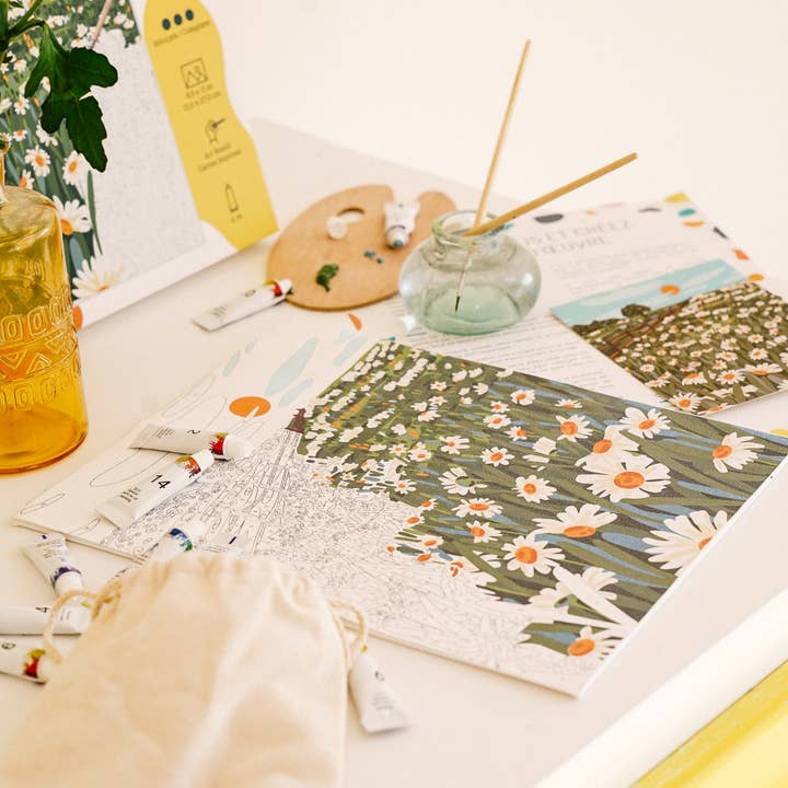 Winnie's Picks - Wholesale DIY Craft Kit - Paint by Numbers for Adults – Blooming Daisies