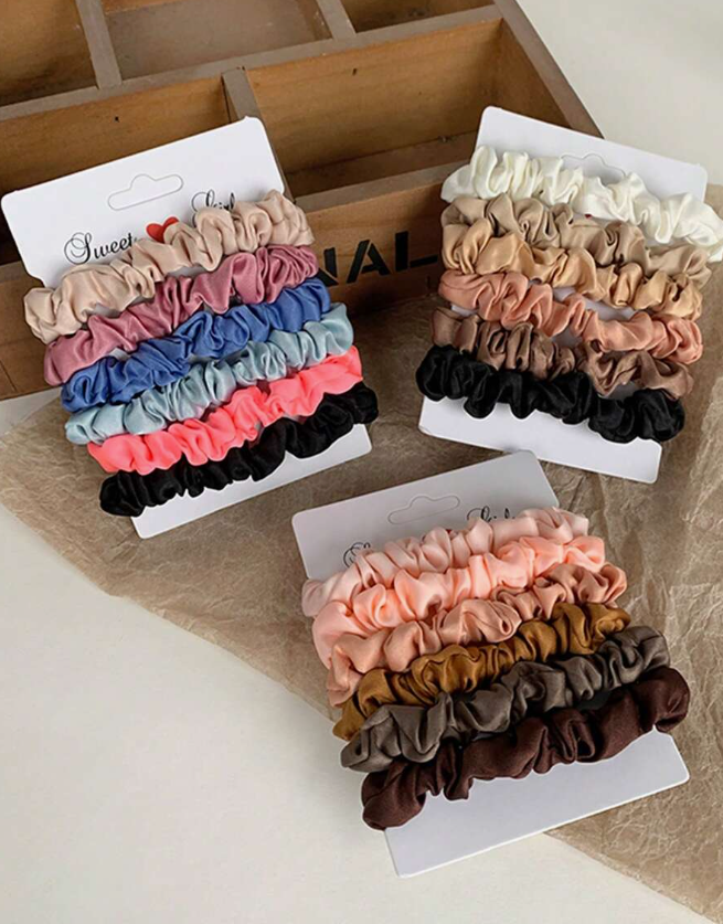 Sansira Jewelry – Engroshandel Scrunchie – Kvinder – Hårbue Scrunchie sæt af 62