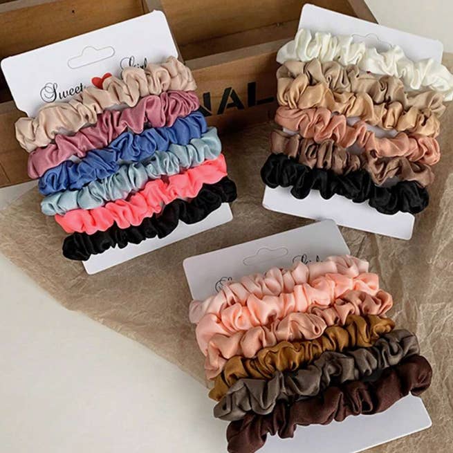 Sansira Jewelry - Wholesale Scrunchie - Dames - Haarstrik Scrunchie set van 62