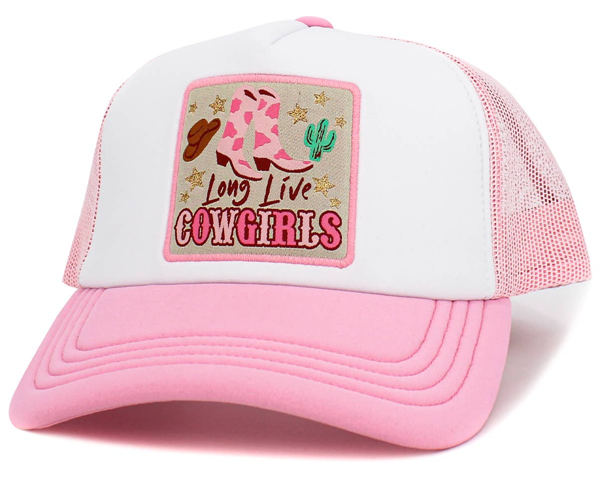 KBETHOS - Wholesale Trucker Hat - Women's - Long Live Cowgirls Meshback Ballcap8