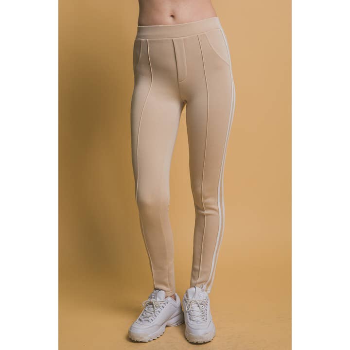 Calças Leggings com Faixa Lateral por atacado de HiteJeans