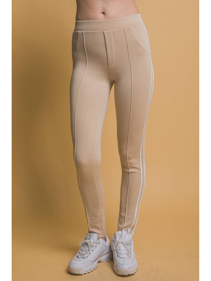 Calças Leggings com Faixa Lateral por atacado de ITSSY