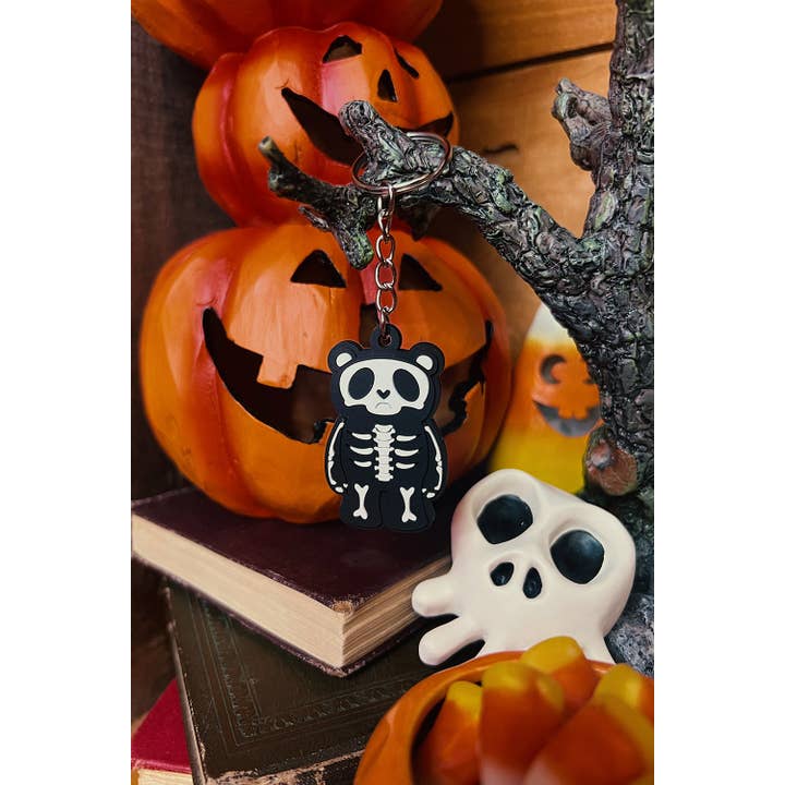 vampirefreaks - Wholesale Keychain – Unisex - Grumpy Bones Bear Keychain1