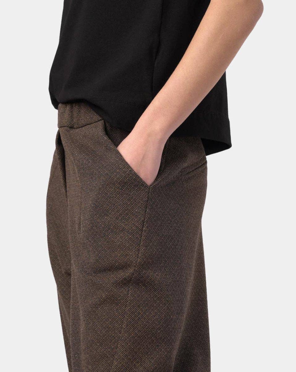 Baci & Amici Fashion - US Continental - Vente Pantalon – femme - Pantalon en coton à coutures élastiques5