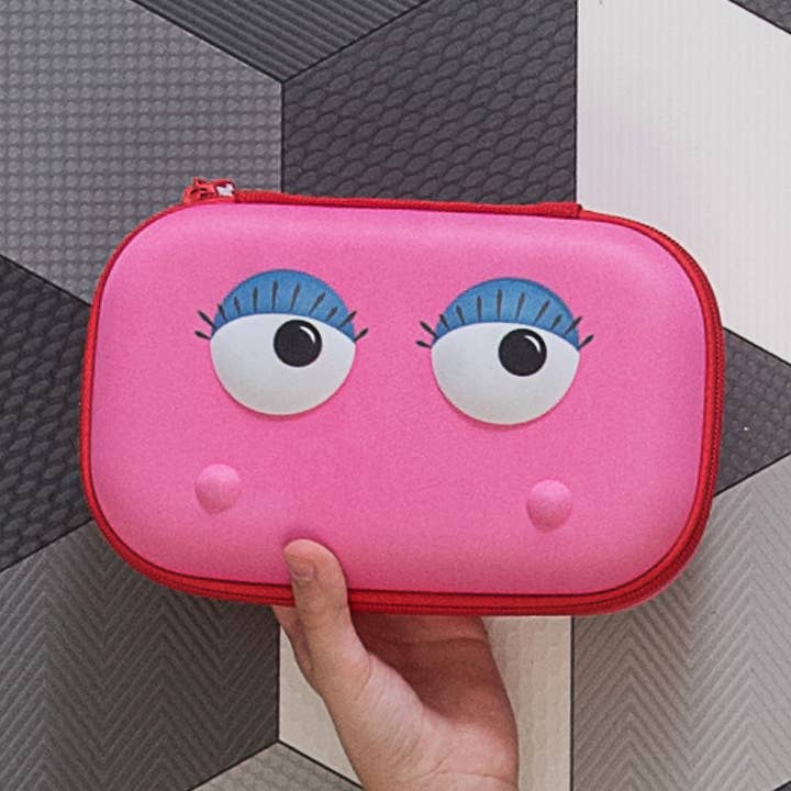 ZIPIT Beast Pencil Box for Girls, Pink Pencil Case for wholesale by ZIPIT