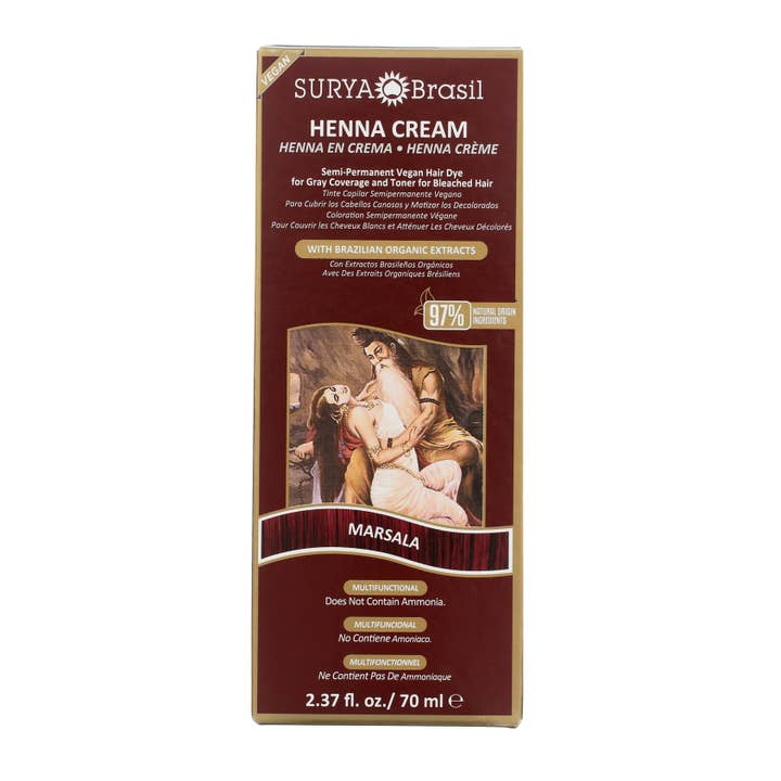 Henna Creme Marsala for engroshandel hos Surya Brasil