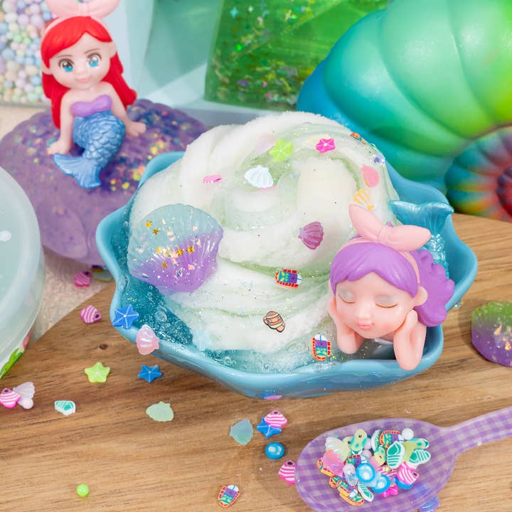 Kawaii Slime Company - Wholesale Putty/Slime - Kids - Mermaid Cove Clear Slime (4pcs/case)1