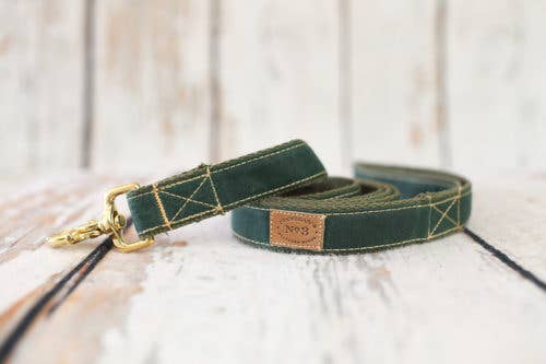 Finnegan’s Standard Goods - Vente Collier – chien - 1 » CHASSEUR COTON CIRÉ PLOMB 48,00$0