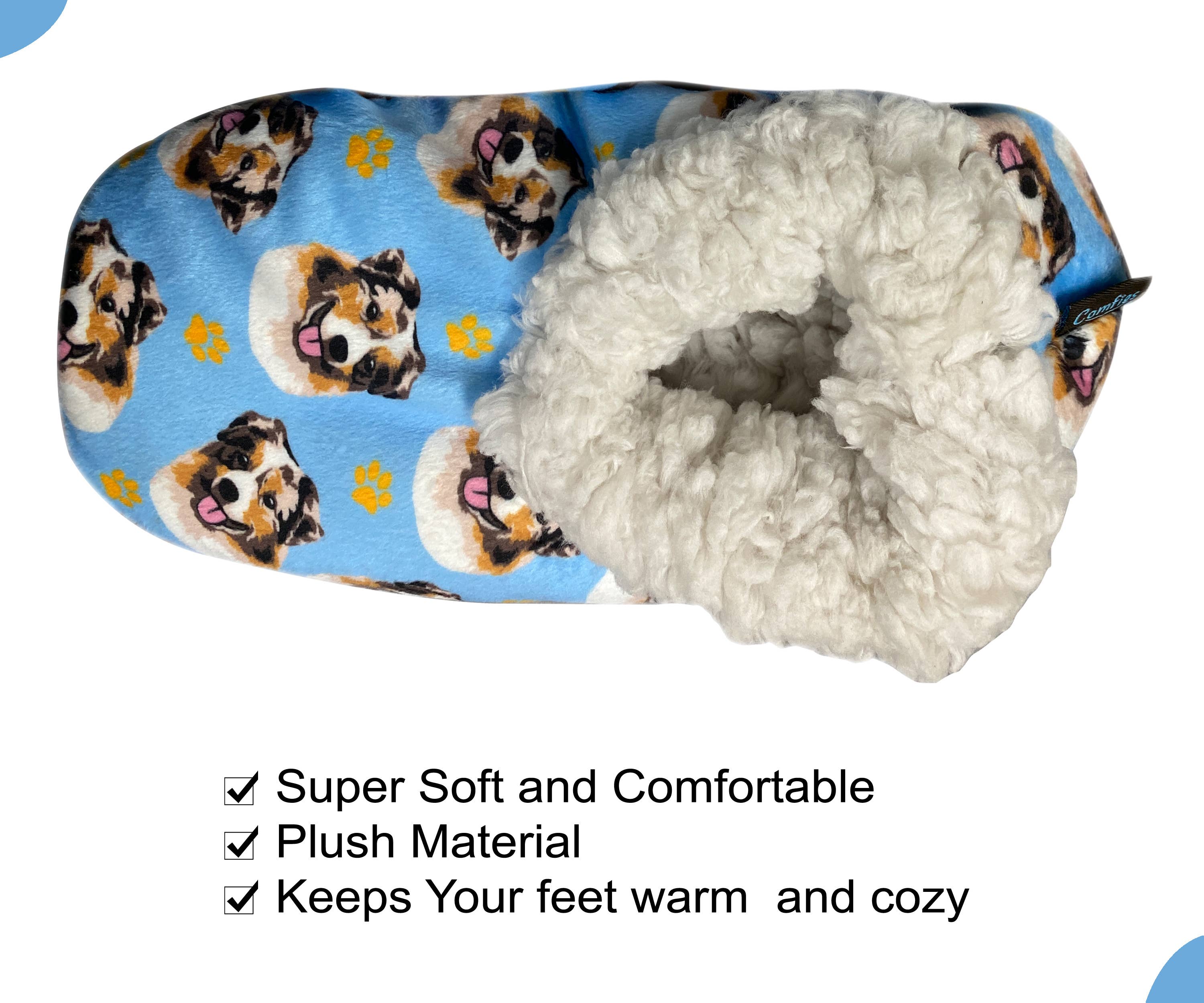 E&S Pets - Wholesale Slippers - Women's - Australian Shepherd Slippers3