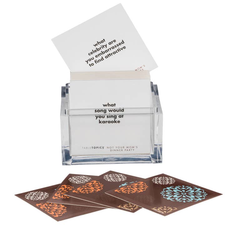 TableTopics - Wholesale Card Game - TABLETOPICS NOT YOUR MOM′S DINNER PARTY - Conversation Start2
