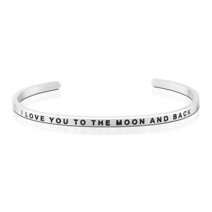 To The Moon And Back - inspirational mantraband® bracelet for wholesale by MantraBand