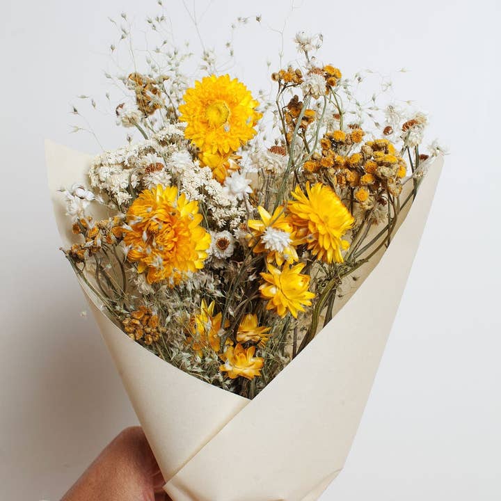 Idlewild Floral Co. - Wholesale Dried/Pressed Flowers - Sunshine Small Field Bouquet2