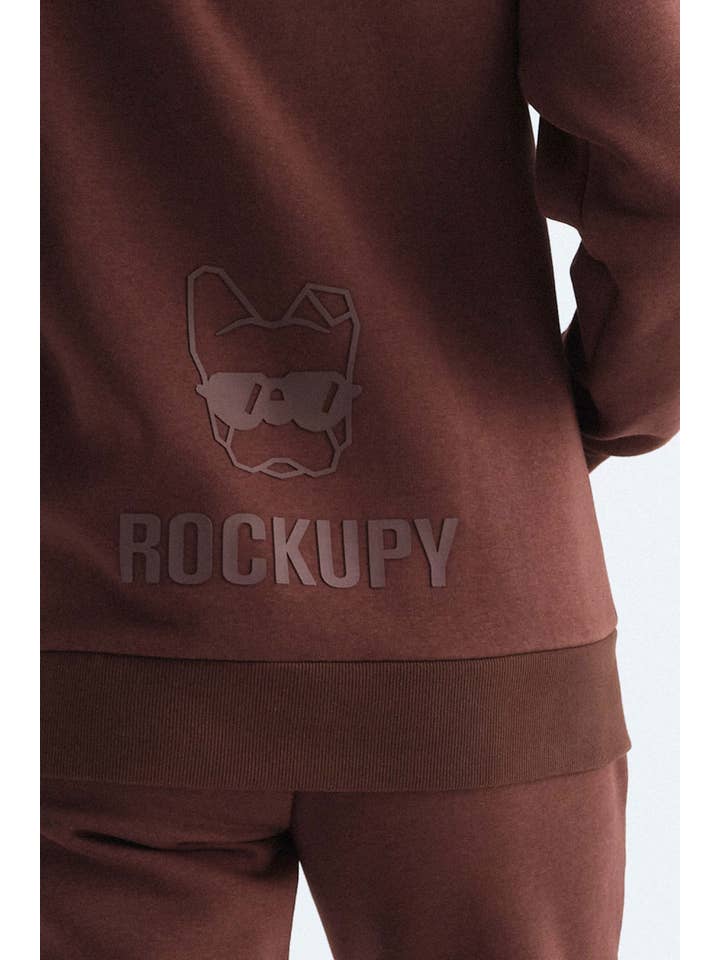 Rockupy - Wholesale Hoodie - Unisex - Chocolate Chris Unisex Zip Up Hoodie7