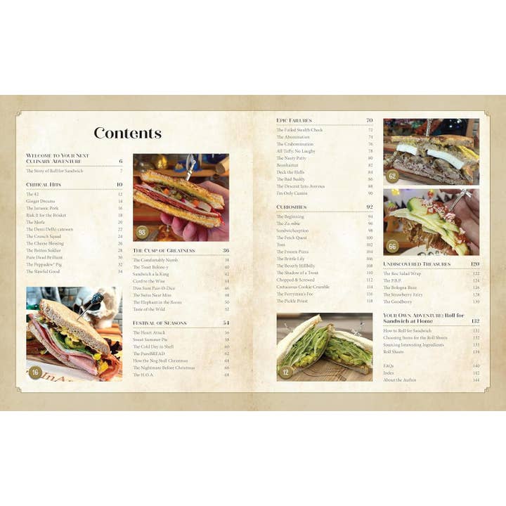 Fox Chapel Publishing - Wholesale Cookbooks & Food - Roll for Sandwich® Cookbook for Gaming Enthusiasts3