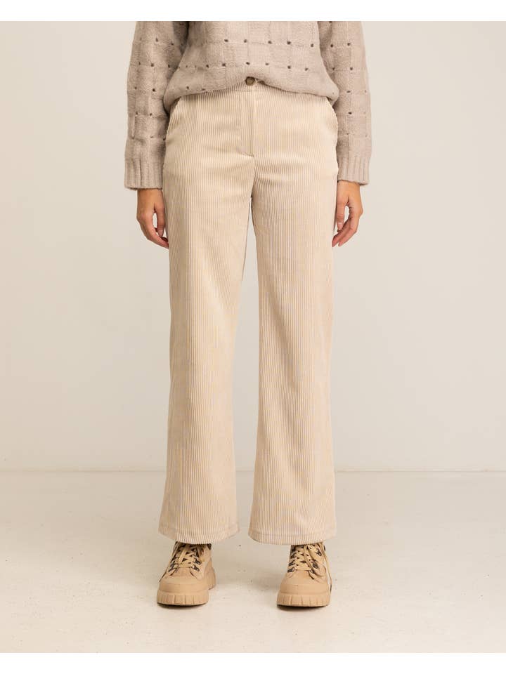 Tantra - Vendita all'ingrosso Pantalone - Donna - Pantaloni dritti in corduroy spesso1