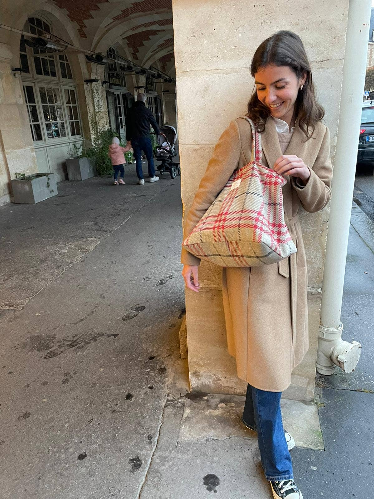 Bazar Atelier Sablon - Wholesale Tote Bag - Women's - Tote Bag - Red Pion Tartan2