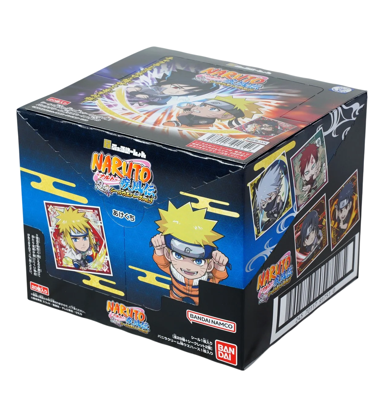 Global Bite Co - Wholesale Sticker - Naruto Shippuden Ninkai Sticker Pack w/ Wafer (Set of 20) (Japan)1