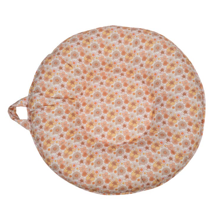 Lucy Darling Children's Floor Cushion - Flower Child for wholesale by GooseWaddle + Pello