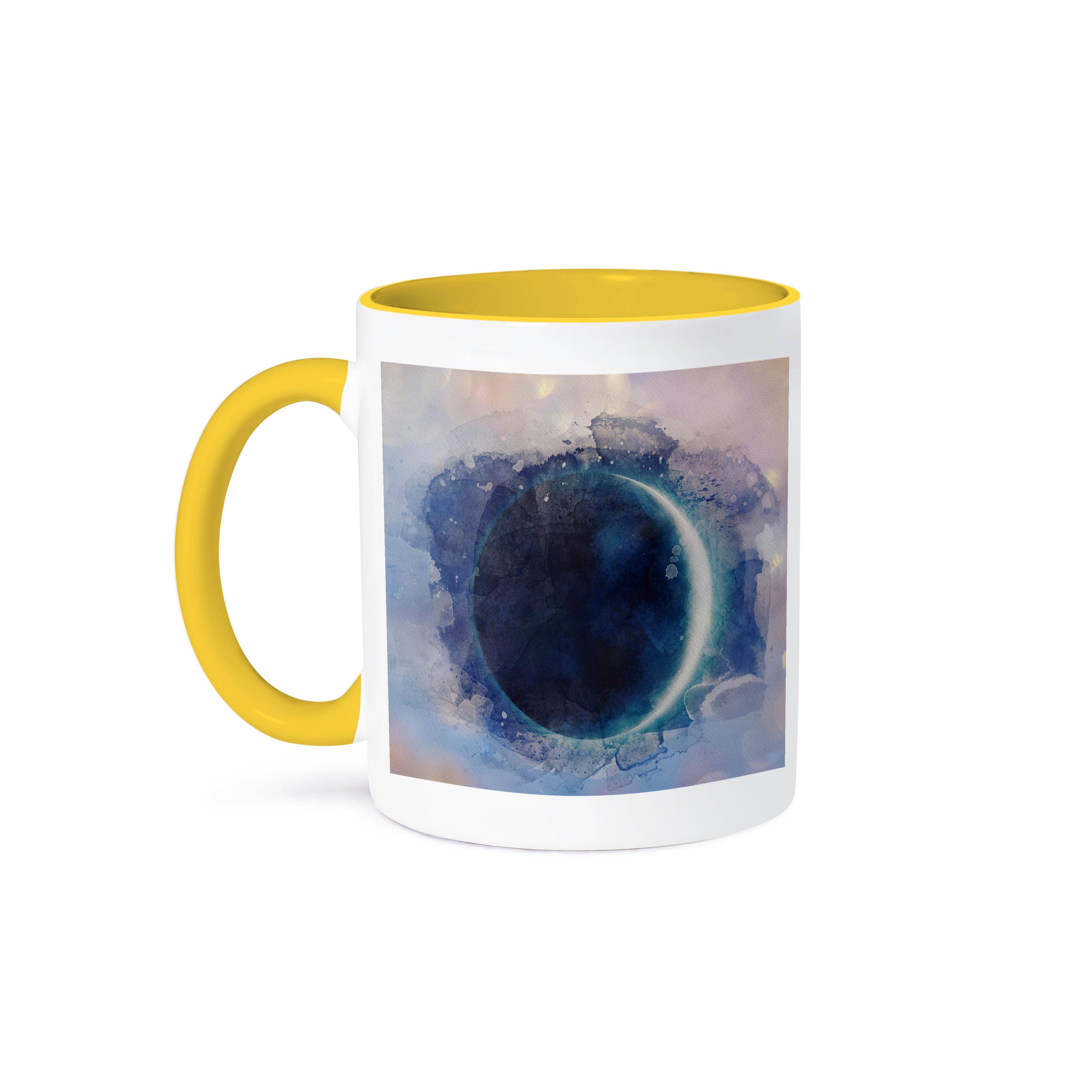 3dRose - Wholesale Coffee Mug - 3dRose, Image Of Watercolor Blue Moon Eclipse, Mug0