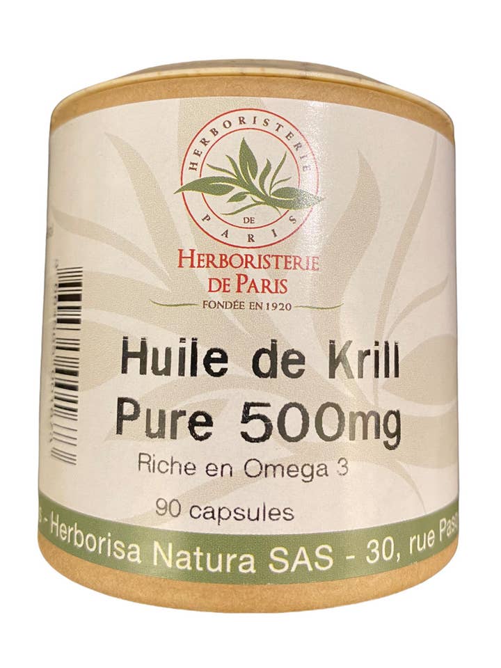 Óleo de krill 500 mg 90 cápsulas L'HERBORISTERIE DE PARIS por atacado de L'HERBORISTERIE DE PARIS
