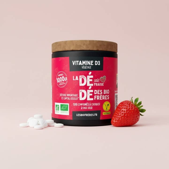 Vitamin D3 Bio - Dédé Jordgubbe - 120 Tabletter för wholesale av LES BIO FRÈRES