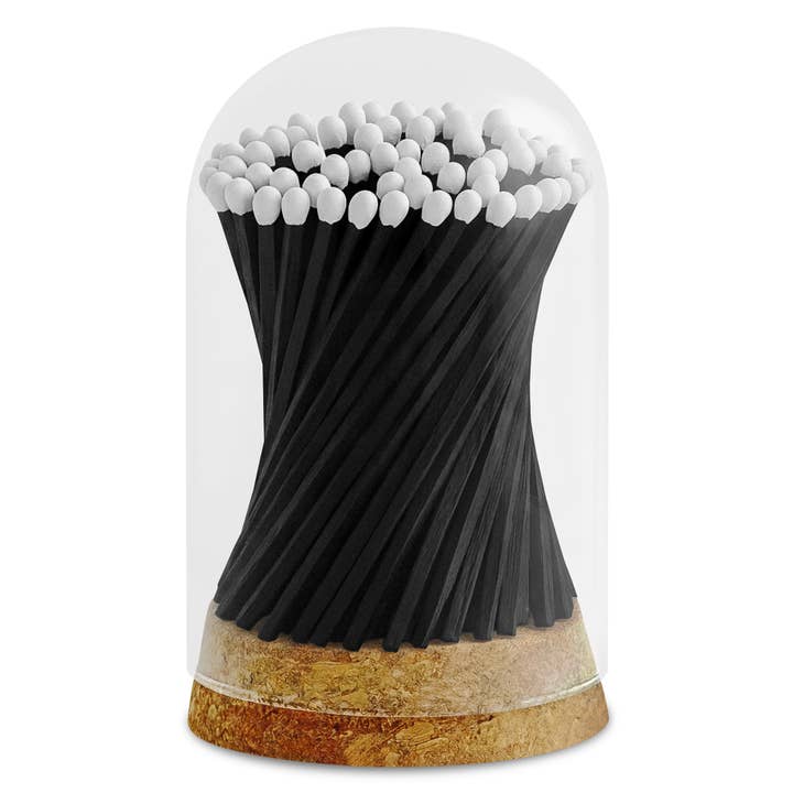 Thankful Greetings - Wholesale Matches - 4" Matches in Premium Glass Cloche - Color of Your Choice7