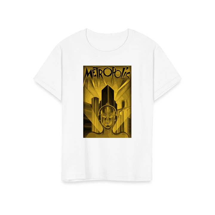 Art-O-Rama Shop – wholesale T-shirt (graphic) – unisex – Metropolis - 1927 Movie Poster Reproduction in Oil Paint T-Shirt16