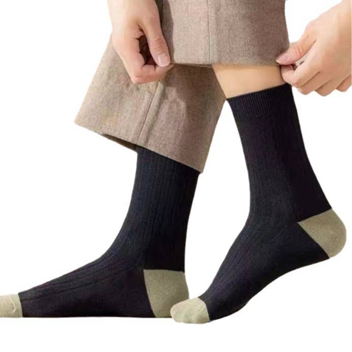 Sweetkama – wholesale Socks – Women's – Ladies Color Block Rib Cotton Daily Socks SKASC41633