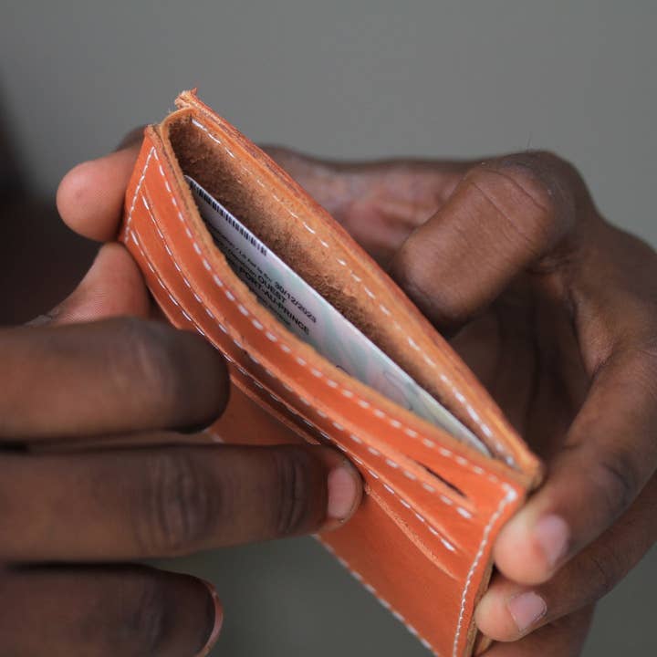 2nd Story Goods + Haiti Design Co - Wholesale Wallet - Unisex - Minimalist Leather Wallet5