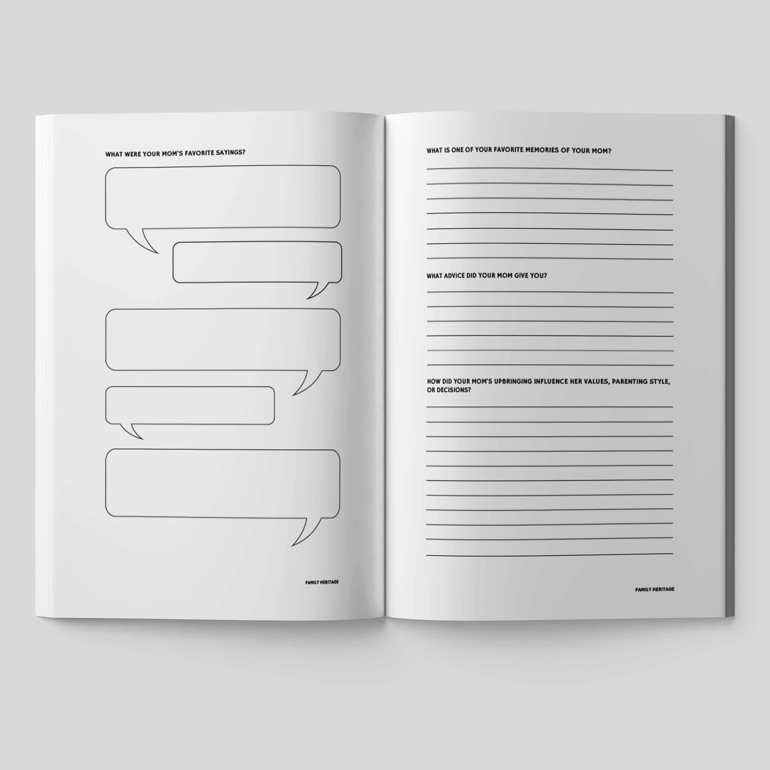 Timeside - Wholesale Journal/Diary - Share Your Story Mom Guided Journal4