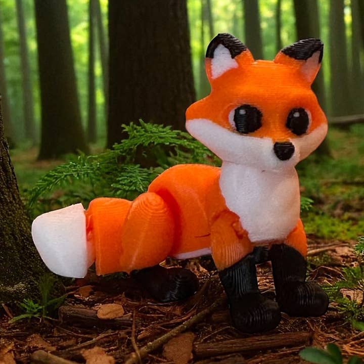 Trixy Fox Mini 3D-printede dyr for engroshandel hos Rocky Top Delights