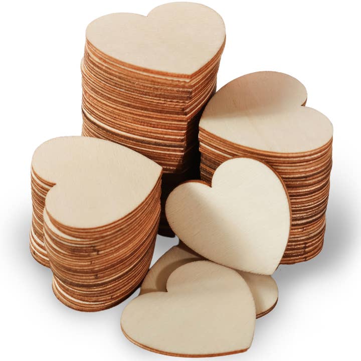 Kate Aspen - Wholesale Guest Book - Wooden Hearts for Guest Book Alternative (Set of 75)8