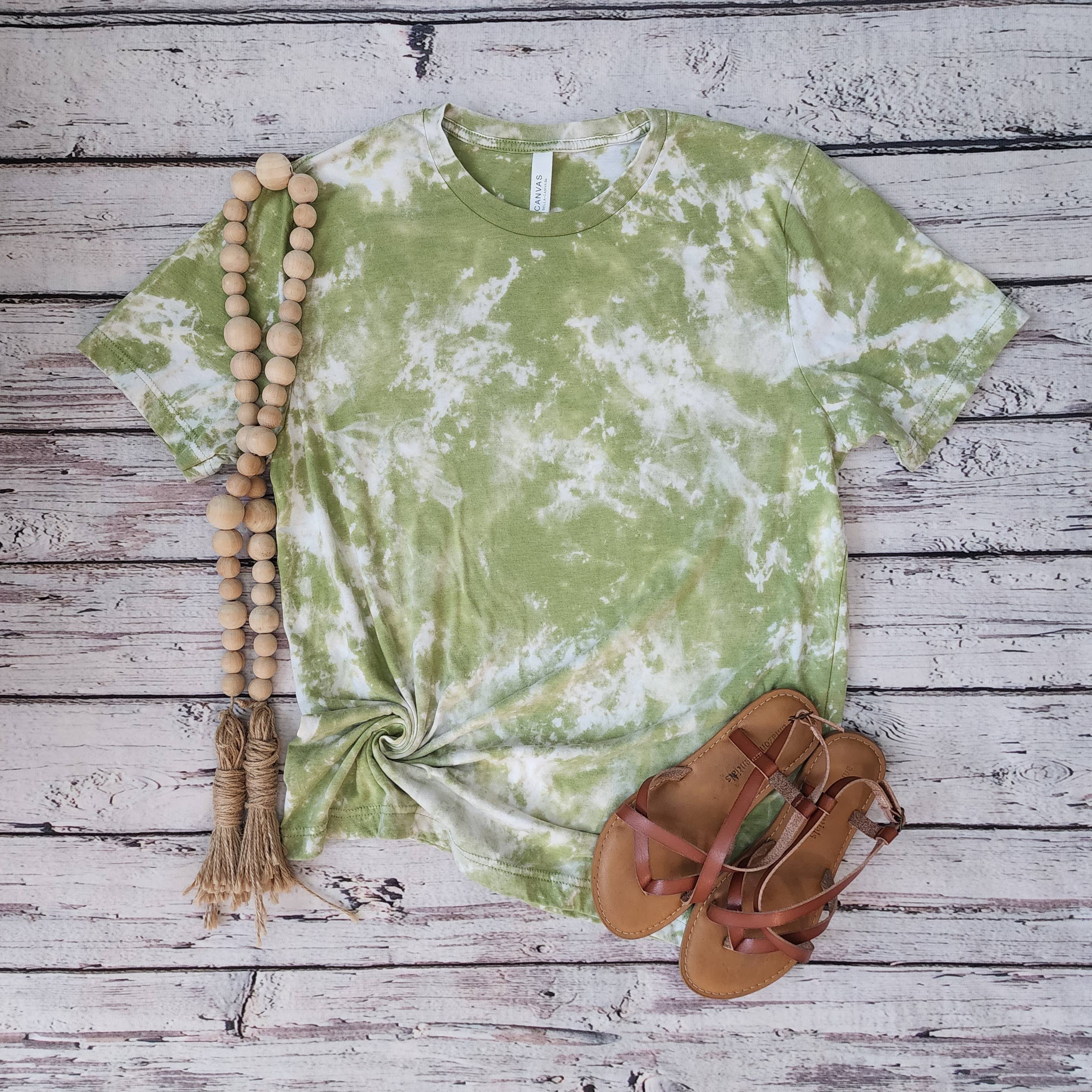 Shirts & Giggles - Wholesale T-Shirt - Women's - Bella+Canvas® Blank Scrunch Bleached T-Shirt, Unisex Tee7