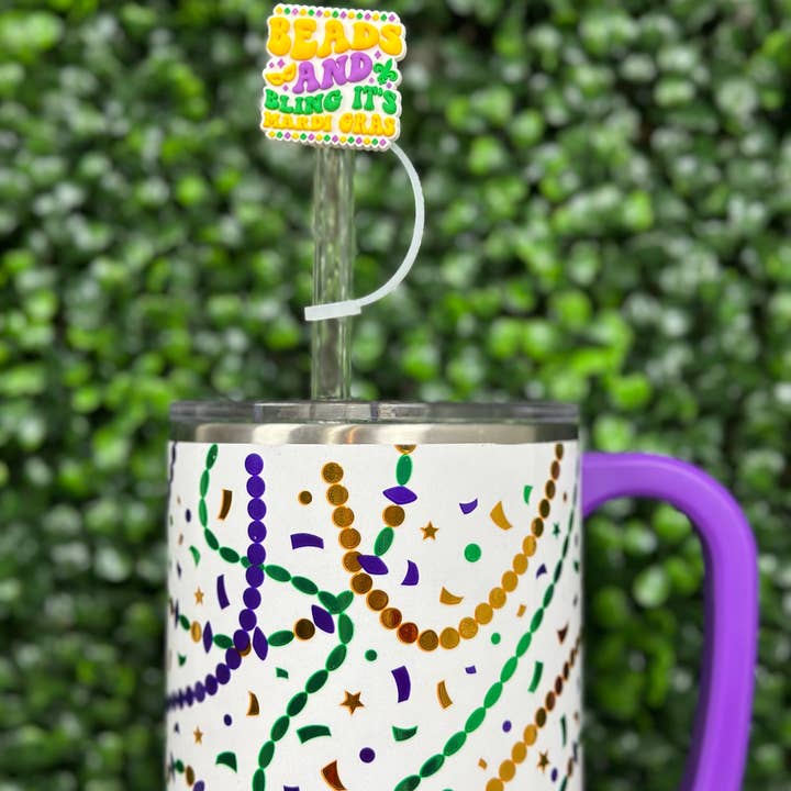 La Luna Belle LLC – wholesale Drinking straw – Beads and Bling Straw Topper1