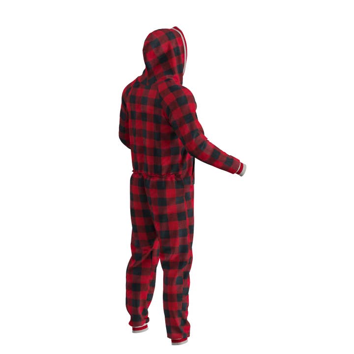 POOK - Wholesale Onesie - Unisex - Pook Onesie - Red (Adult Unisex)9