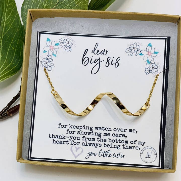 Little Happies Co - Wholesale Pendant/Charm Necklace - Gift for older sister, Big sister gifts, Big sis necklace, Unique birthday gifts for sister, Gift for sister, Gift ideas for sister birthday5
