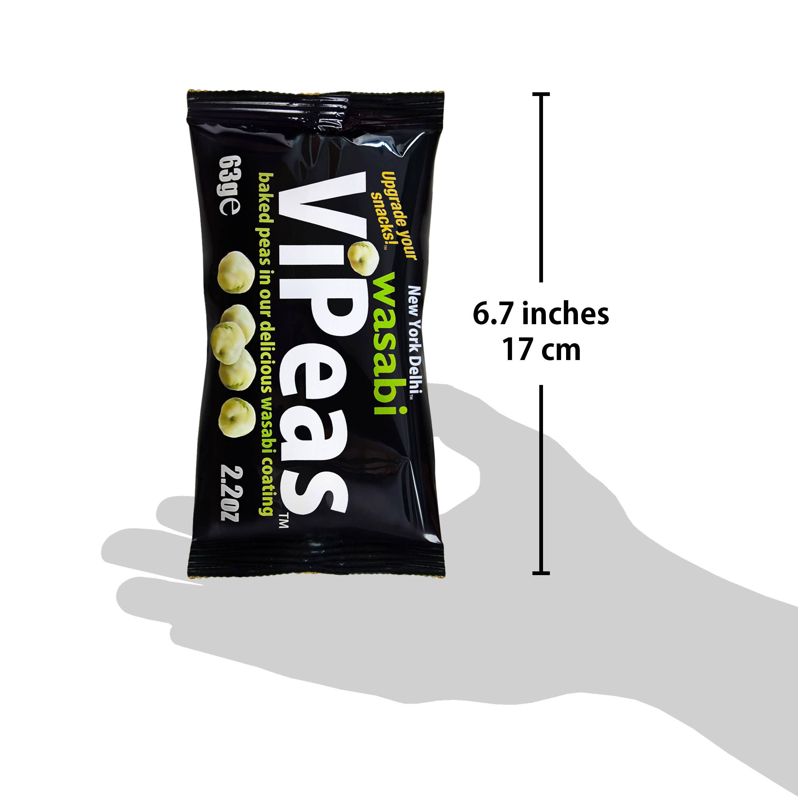 New York Delhi - Venta al por mayor Frutos secos - ¿Qué tal Wasabi ViPeas 63g?2
