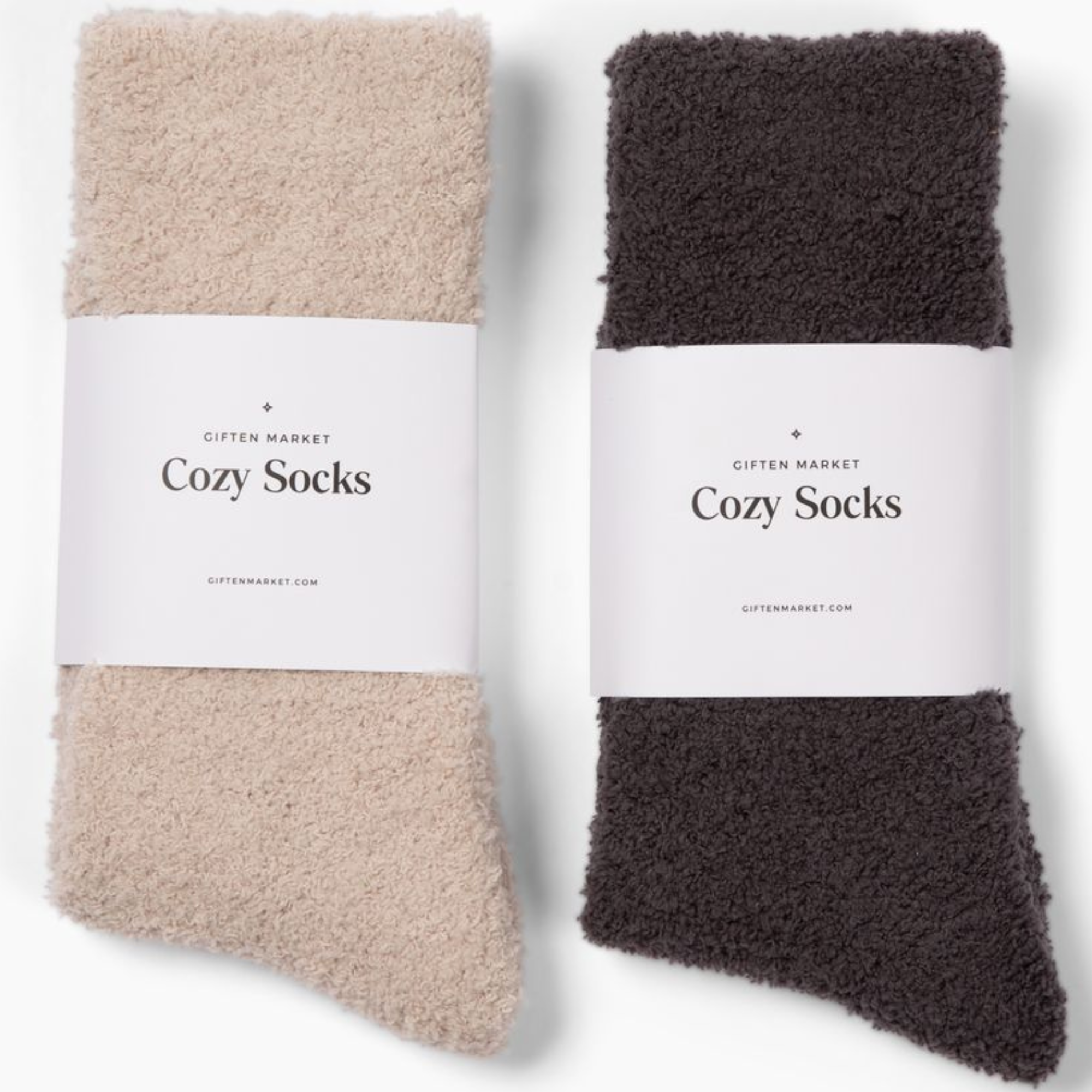 Giften Market - Wholesale Socks - Women's - Cozy Cloud Socks - Charcoal - Warm & Soft - Women’s Gift9
