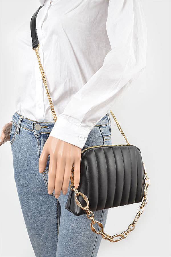 Shop Neighbors - Vente Sac à bandoulière – femme - Pochette chaîne à maillons en simili8