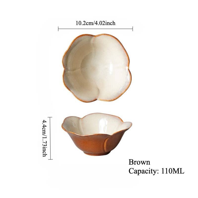 Gohobi （We cover U.S. import duties） – wholesale Bowl – Gohobi Floral Edge Ceramic Bowl1