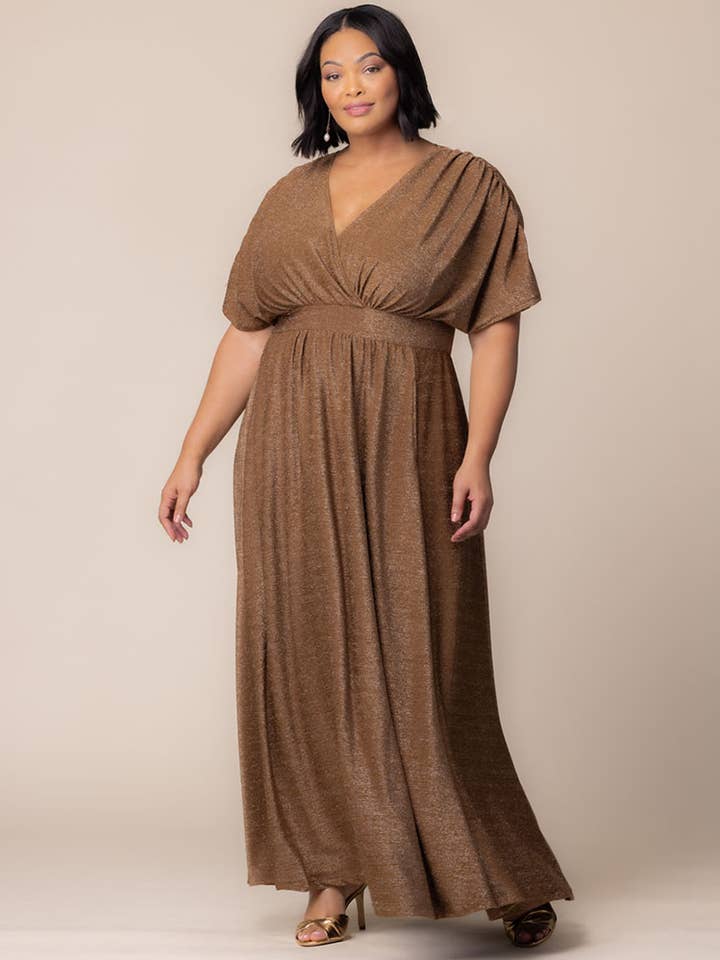 Vestido de Noite Cintilante Geneva - Tamanho Grande por atacado de Kiyonna