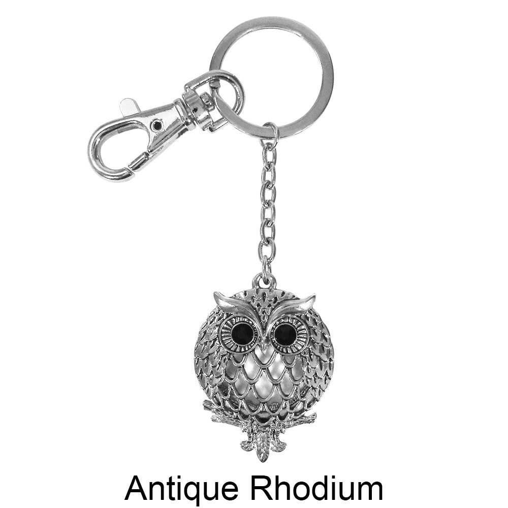 TheTizana - Wholesale Keychain - Women's - Owl 6 Times Magnifier Magnifying Glass Top Sliding Magnet1