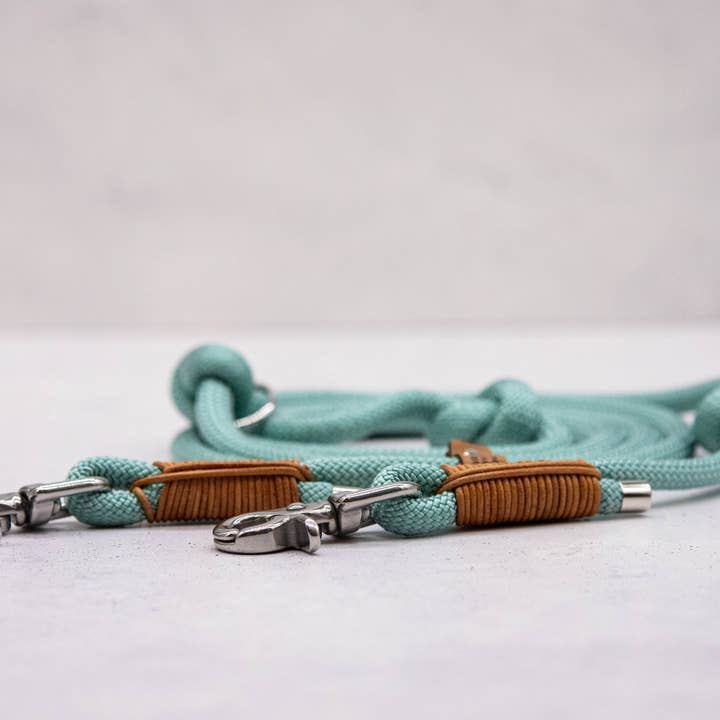 FOR LOVELY DOGS / Linda Jansen - Wholesale Pet Leash - Dog - Sea Leather Tau Dog Leash2