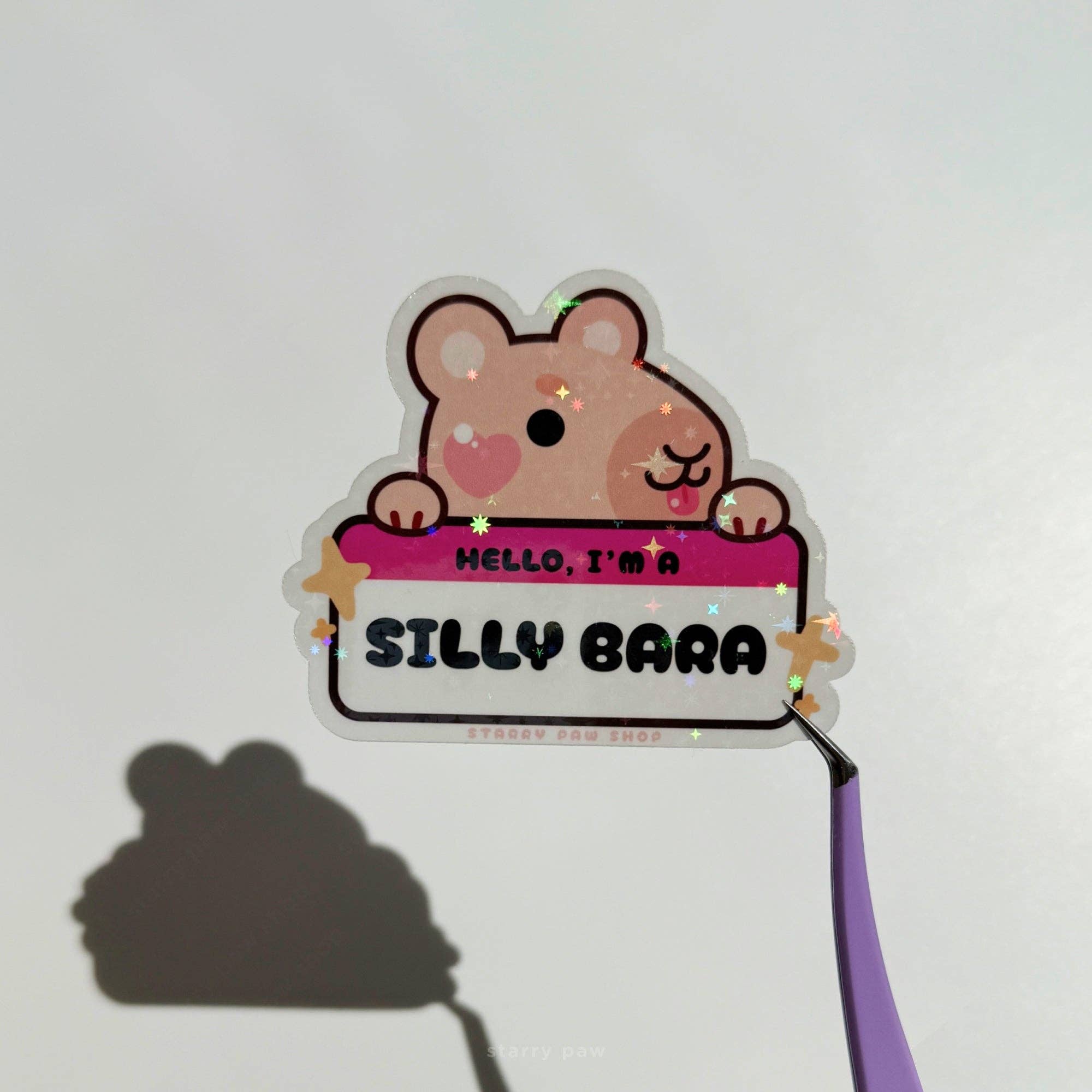 Starry Paw Shop - Wholesale Sticker - Funny Capybara Stickers 3" Vinyl Water-resistant7