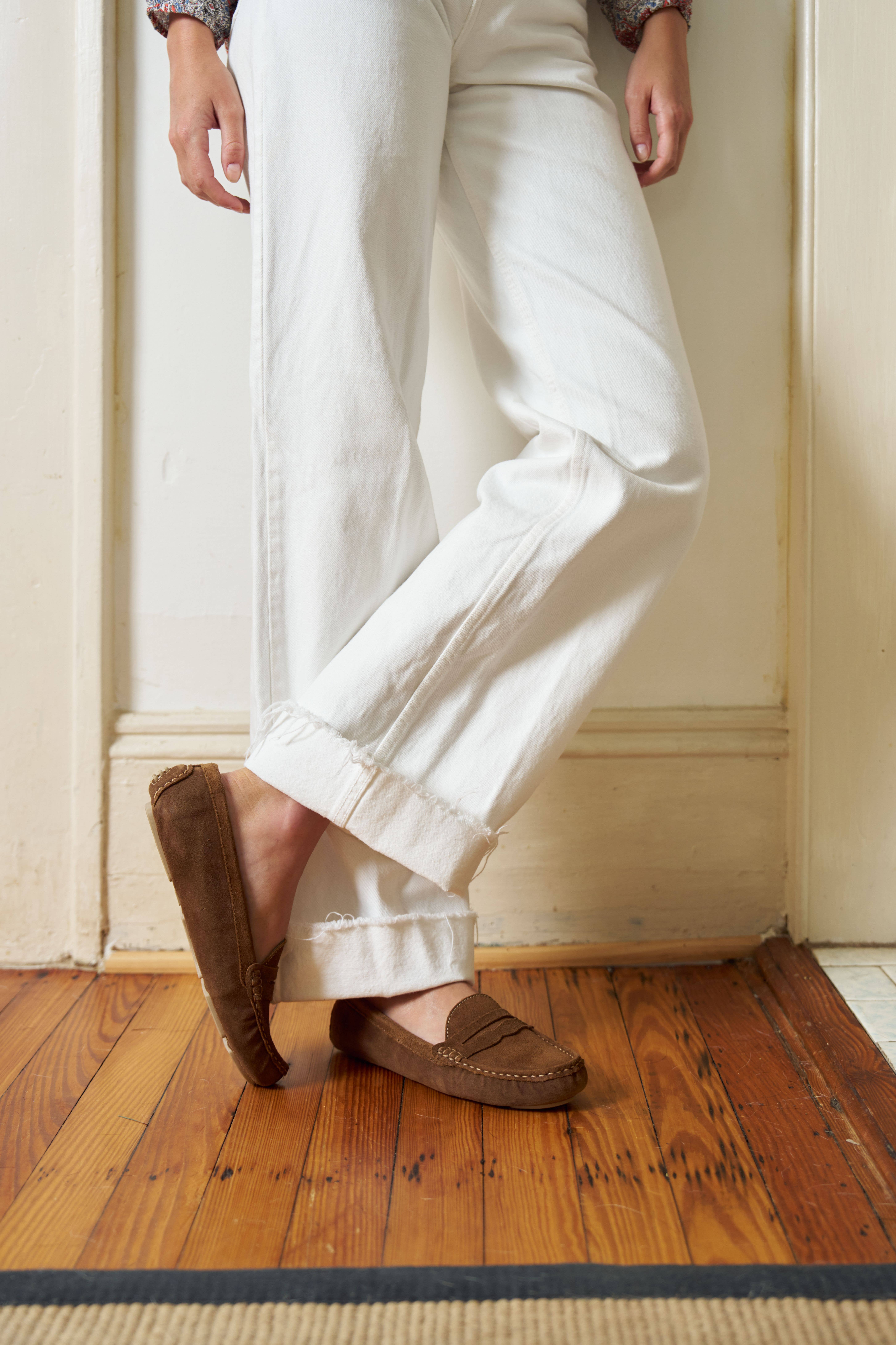 Charleston Shoe Co. - Wholesale Loafers - Women's - Daydream Core -Suede Driving Moccasin Loafer 10