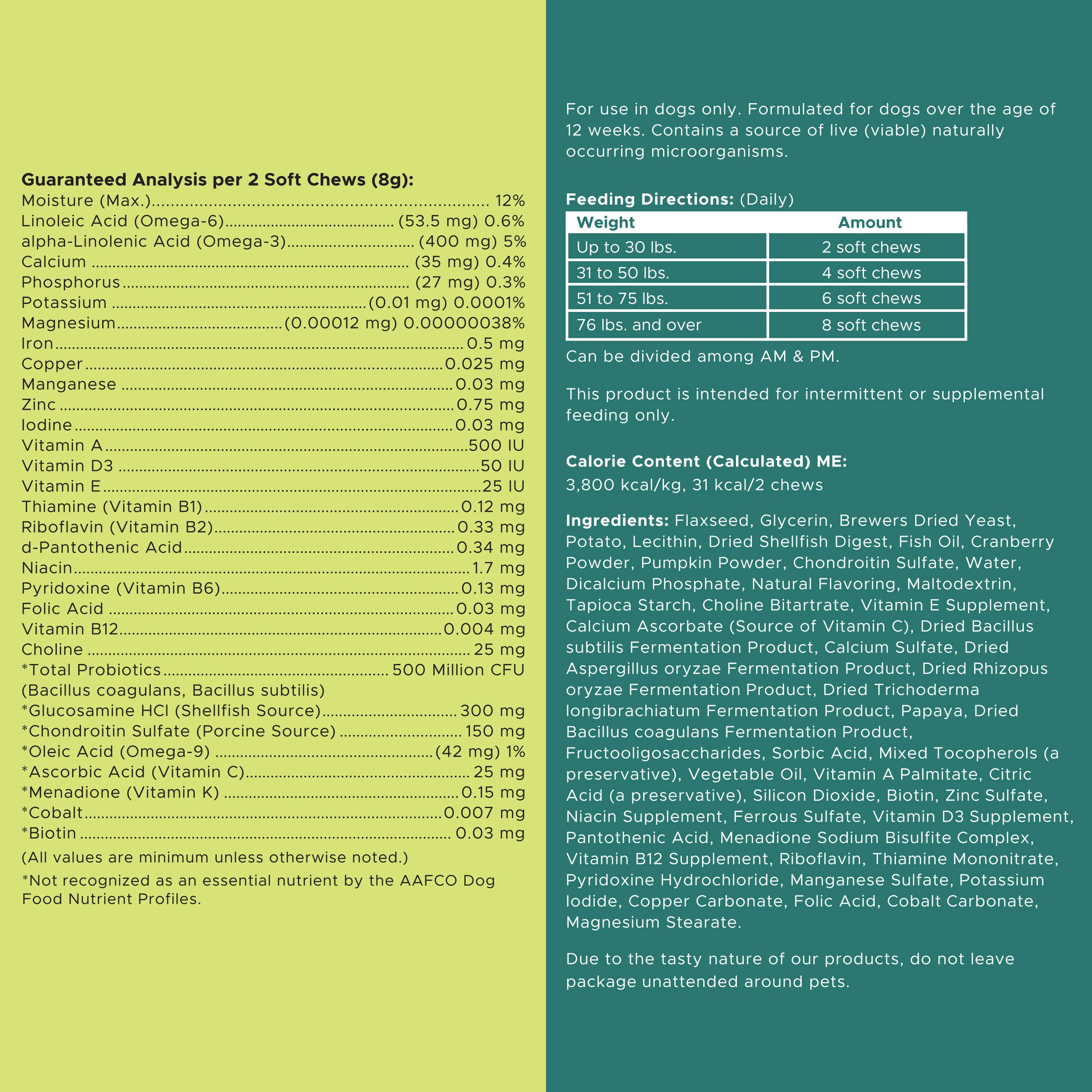 Chew + Heal - Wholesale Pet Supplement - Dog - Essential 12-in-1 Multivitamin Soft Chews for Dogs7