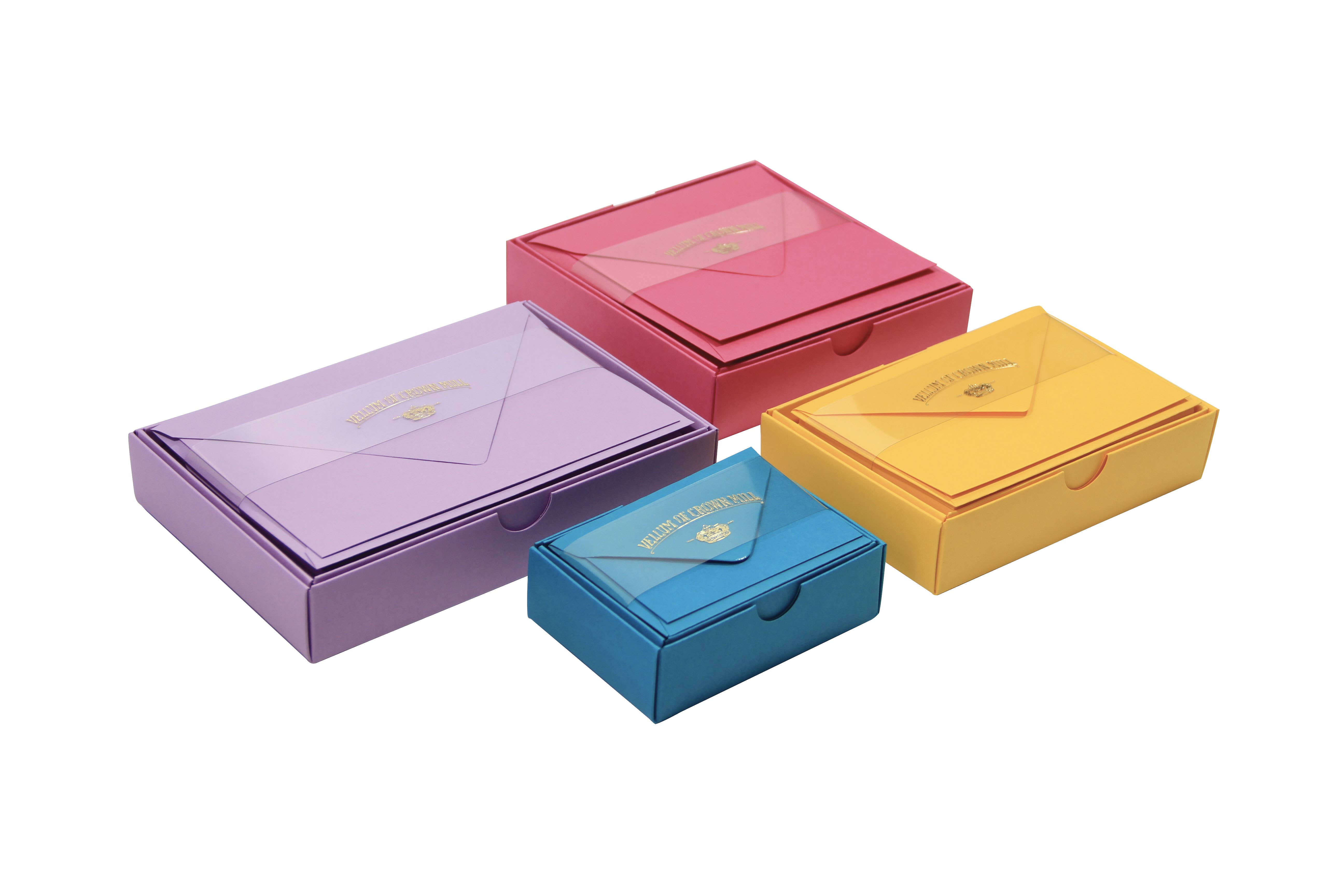 Orange Art/Creative Art Materials - Wholesale Stationery/Notecard Set - Original Crown Mill Color Vellum Note Card Box22